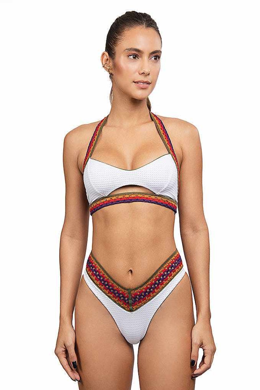 Ropa Despi | Bikini Reversible Beat The Heat - Blanco/Militar