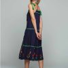 Ropa Despi | Vestido Midi Boho Chic Bordado Con Tirantes Gua-002