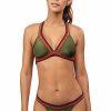 Ropa Despi | Bikini Reversible De Ganchillo - Militar/Blanco