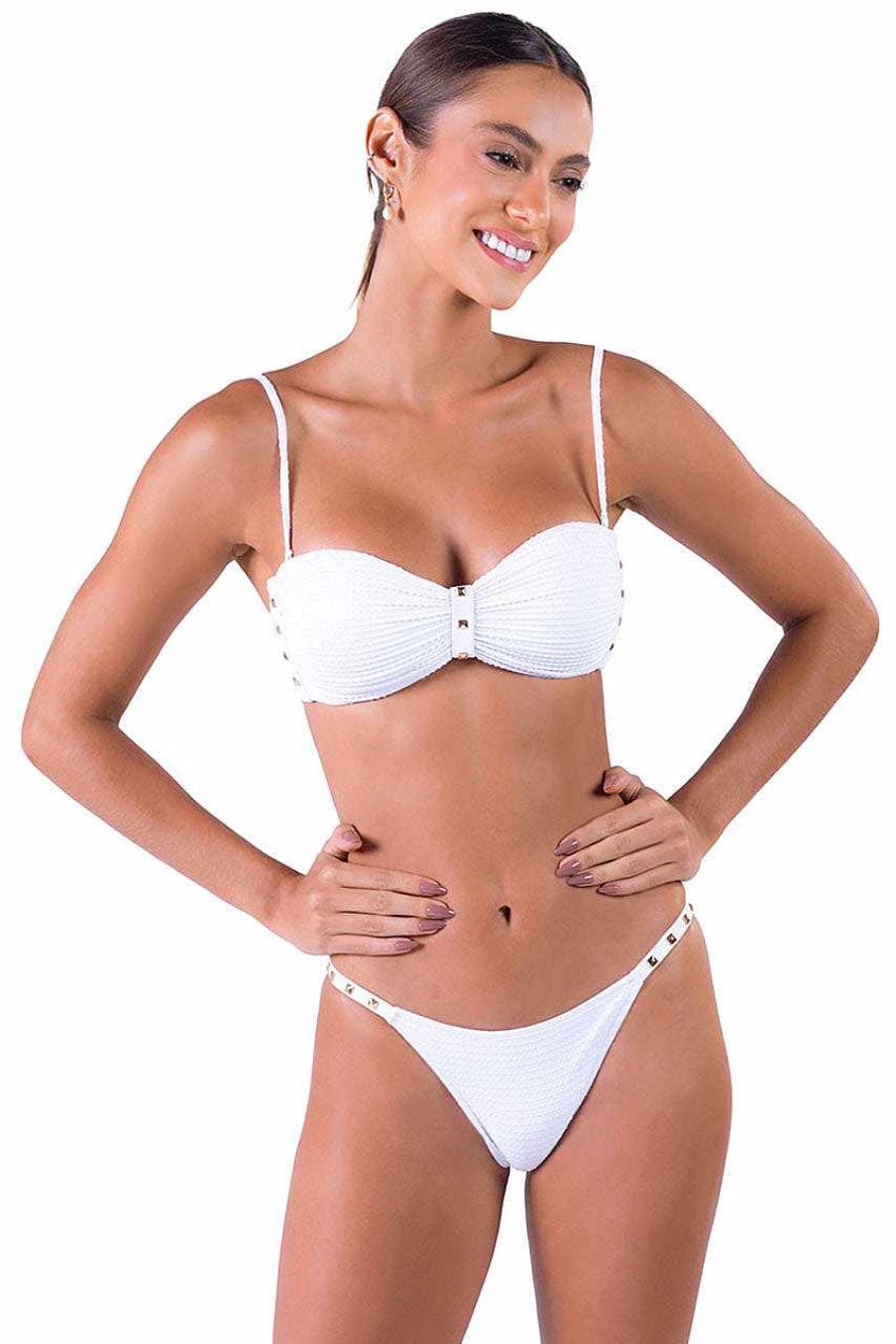 Ropa Despi | Bikini Rockstud - Blanco