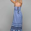 Ropa Despi | Vestido Largo Boho Chic Bordado Con Tirantes Tfa-002