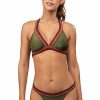 Ropa Despi | Bikini Reversible De Ganchillo - Blanco/Militar